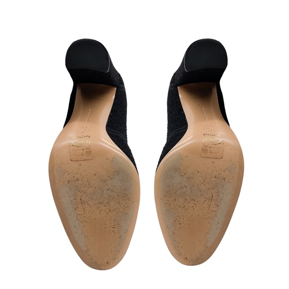 GIANVITO ROSSI BLACK STRETCH KNIT BOOTIES - Picture 7 of 8